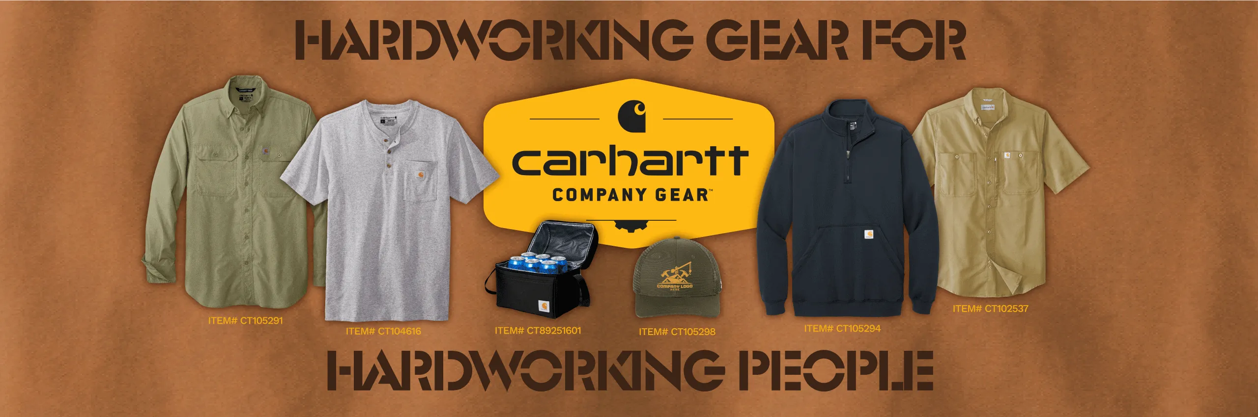We stock the highest quality Carhartt for you and your team