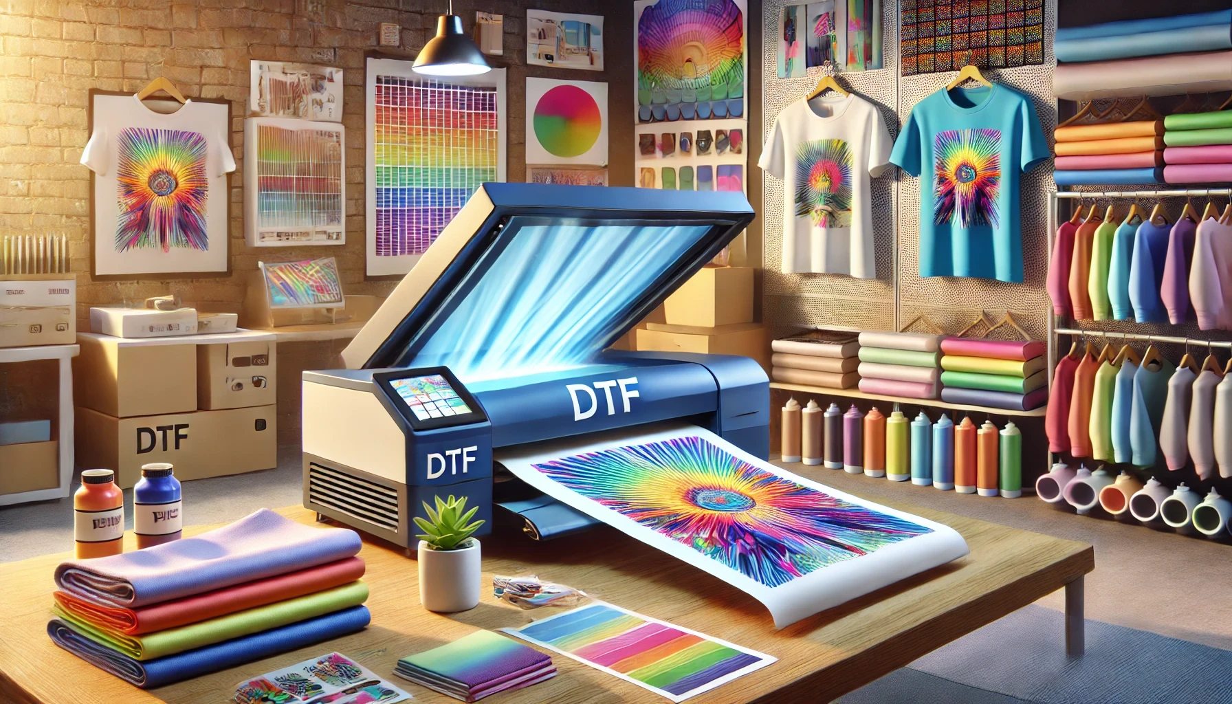 DTF printer and art supplies image